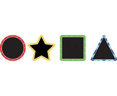 Inspirierende Spielplätze p149401/10,2 cm Formen Kreidetafel (Set von 4)