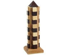 Philos 6045 - Wolkenkratzer, Höhe 25 cm, 11 Puzzle Teile, Knobelspiel