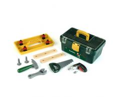 Theo Klein 8305 - Bosch Werkzeugbox mit Ixolino und Zubehör, Spielzeug