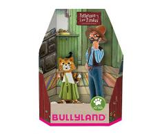 Bullyland 46005 - Spielfigurenset, Pettersson und Findus in Geschenk Box, 2 teilig, liebevoll handbemalte Figuren, PVC-frei, tolles Geschenk für Jungen und Mädchen zum fantasievollen Spielen