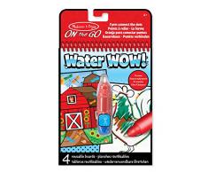 Melissa & Doug Water Wow Malblock - Malen mit Wasser - Bauernhof zum Punkte verbinden (4 Seiten)
