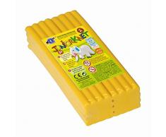 Feuchtmann Spielwaren 62803052 - JUNiORKNET geschmeidige Knete 2+, ca. 500 g - gelb