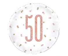 Unique Party 84904 Folienballon, roségold