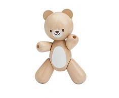 Plantoys- Ökologisches Spielzeug, Lernspiel, Holz, weiß (5241)