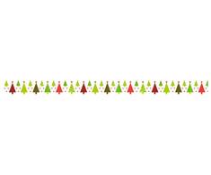 Ursus 59050063 - Masking Tape, ca. 15 mm x 10 m, Weihnachtsbaum