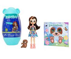 Enchantimals GPL94 Osterei mit Puppe und Tierfreund in zufälliger Auswahl, Geschenk für Mädchen ab 4 Jahren