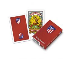 Fournier 1044179 offizielle Atlético de Madrid 40 Karten, Farbe Matratze
