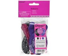 amscan 9900722 27,9 cm Geburtstag Latex Luftballons