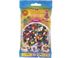 Hama 207-67 - Bügelperlen im Beutel, ca. 1000 Stück, Volltonmix (22 farben)