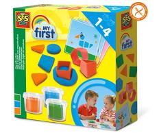 SES Creative 14433 My First Ausstechförmchen für Knete, Diverse Farben