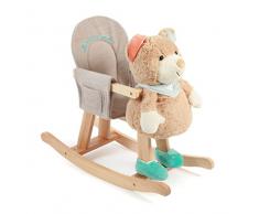 Bayer Chic 2000 408 03 Schaukelbär mit Abnehmbarer Handpuppe, braun