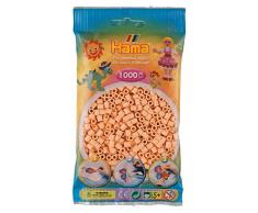 Hama 207-78 Bügelperlen Midi, ca. 1000 Perlen in Heller Hautfarbe