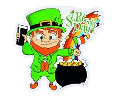 Boland 44919 Wand Dekoration St Patricks Day, Grün