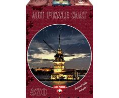 Unbekannt Heidi heidi4137 Maiden s Tower Kunst Puzzle Uhr (570-piece)