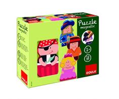 Jumbo Spiele Goula D55237 - Magnetisches Holzpuzzle Figuren