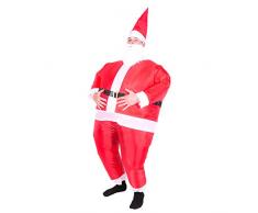 Bodysocks® Aufblasbares Weihnachtsmann Kostüm für Erwachsene