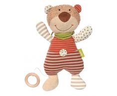 sigikid, Mädchen und Jungen, Spieluhr, Stofftier Organic-Bär, Braun/Orange, 48916