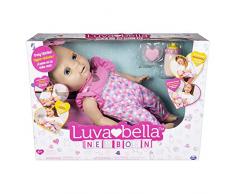 Luvabella 6047317 - Newborn - interaktive Baby Puppe (43 cm) mit blonden Haaren, realistischer Mimik und Bewegungen