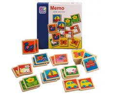 Happy People 60508 - 1st Memo aus Holz, 24 Teile pro Karton, Circa 20 cm, viele Bunte Motive