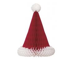 Unique Party Supplies 30 cm Wabe Santa Hat Weihnachten Tisch Dekoration