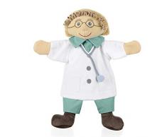 Sterntaler Handpuppe Arzt, Ideal für Puppentheater und Rollenspiele, 28 x 27 x 10 cm, Mehrfarbig