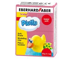 Eberhard Faber 571428 - Super Soft Knete Pluffy, 32 g, pink