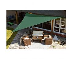 Eduplay Sonnensegel, 5x5x5m, Dreieck, grün