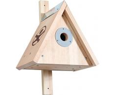 HABA 304544 - Terra Kids Nistkasten - Bausatz, Bausatz und Anleitung zum Selber bauen eines Nistkastens für Kinder (28,5 x 40 x 28,5 cm), zum Beobachten von Vögeln
