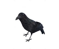 Rabe riesig Halloween Horror Rabe Kr�he Deko 30cm