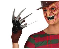 ATOSA 38968 Handschuhe Halloween, Unisex – Erwachsene, Braun/Silber