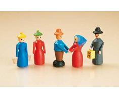 Auhagen 10156.0 - Holzfiguren, 30 mm, bunt