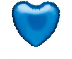Betallic F10005H - Folienballon 18 Zoll - Herz, blau