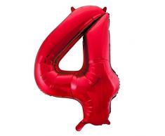 Unique Party Folienballon im Zahlen-Design, groß, 86,4 cm