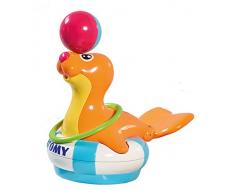 TOMY Wasserspiel für Kinder Robin die Robbe mehrfarbig - hochwertiges Kinderspielzeug für die Badewanne - fördert motorische Fähigkeiten - ab 1 Jahr