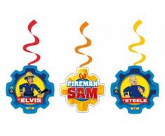 Amscan International 9902183 Feuerwehrmann Sam Swirl Dekoration Kit