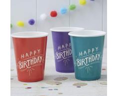 Ginger Ray HK-703 Papierbecher, Kraft