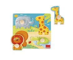 Jumbo Spiele Goula D53004 - Holzpuzzle Dschungeltiere