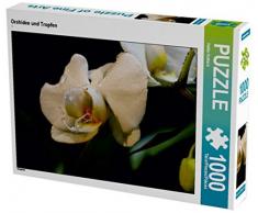 Orchidee und Tropfen 1000 Teile Puzzle quer