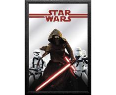 Star Wars V829380 Episode 7 Wand-Spiegel Kylo Ren, Schwarz
