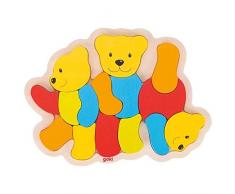 GOKI Holzpuzzle GOKIDrei Bären, Puzzle, Mehrfarbig (1)
