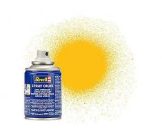 Revell 34115 Spraydose gelb, matt Spray Color, Farben in der praktischen 100-ml-Sprühdose