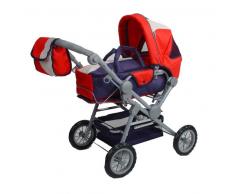 Knorr 10810 - Twingo Puppenwagen Rot Blau