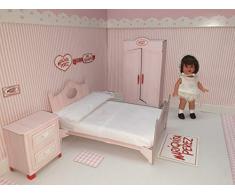Marienkäfer Pérez 1 Mini MP Set Puppe, Schlafzimmer und Accessoires, Mehrfarbig (Handel mit Spielzeug Maripe Sl MM00004)