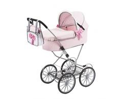 Reig Musicales RER12151 Reig Retro Puppenwagen, Rosa