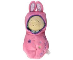 Manhattan Toy Snuggle Pod Hunny Bunny Erstes Babypuppe mit gemütlichem Schlafsack für Alter von 6 Monaten und mehr