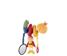 sigikid, Mädchen und Jungen, Aktiv-Anhänger Raupe mit Beißring, PlayQ, Blau/Grün, 49850
