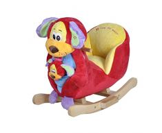 Knorrtoys 40327 - Schaukeltier Hund Tim mit Sound inklusive Handpuppe