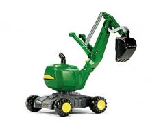 Rolly Toys John Deere Bagger, Digger (rollyDigger Aufsitzbagger; 360 Grad drehbar; Gelenke beweglich; bis 50 kg; Kinder ab 3 Jahre) 421015