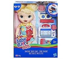 Hasbro E1947ES1 Bakin´ Snacks Baby (blondhaarig), Puppe