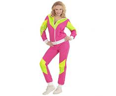 Widmann 98811 - Erwachsenenkostüm, 80er Jahre Trainingsanzug, Jacke und Hose, angenehmer Tragekomfort, Assi Anzug, Proll Anzug, Retro Style, verschiedene Größen, Bad Taste Party, 80ties, Karneval